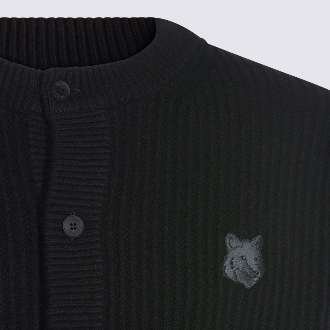 Maison Kitsune' Sweaters - Blacks and greys | b7d48b94780b1a874d7d809b4005d279d78f1bb0