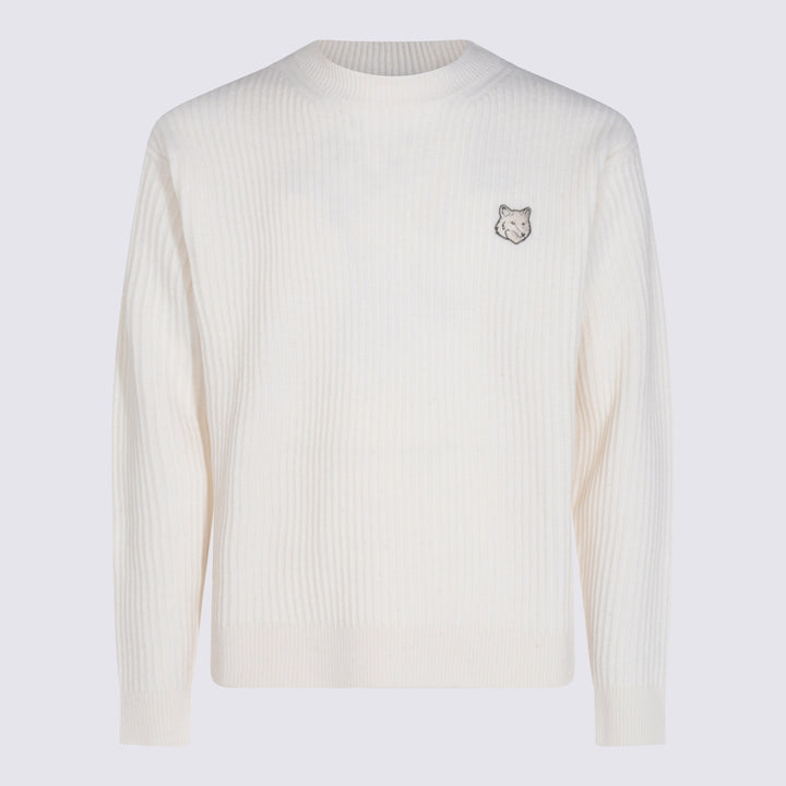 Maison Kitsune' Sweaters - Light and natural | da110a56f3190c1582e4deb374aa8a4ea09f85ea