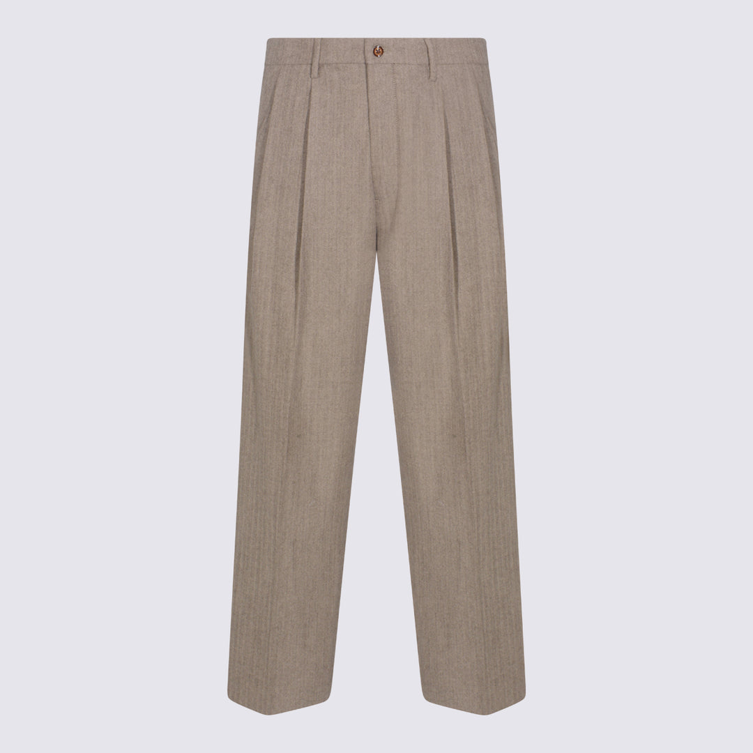 Nn.07 Trousers - BROWN MELANGE | 82dfb0a4f169beaff9ba1aa4eac68ffcec250589
