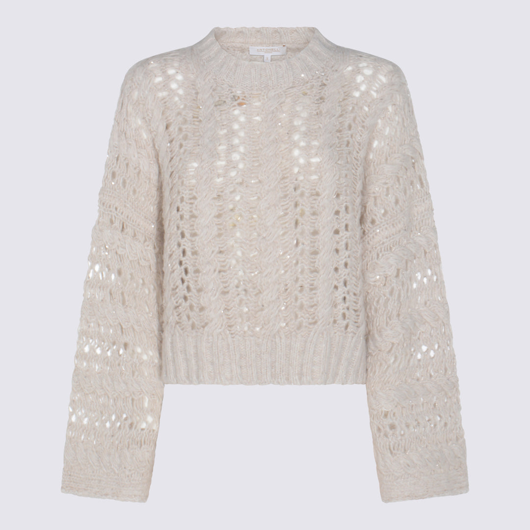 Antonelli Firenze Sweaters - Light and natural | f90d4e63ea330a4a2504b54e08f6cd74845a86ef