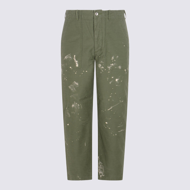 Auralee Trousers - OLIVE GREEN | 7d8c7c8b28c40205bd97668c7f1a1afd68f1c7bf
