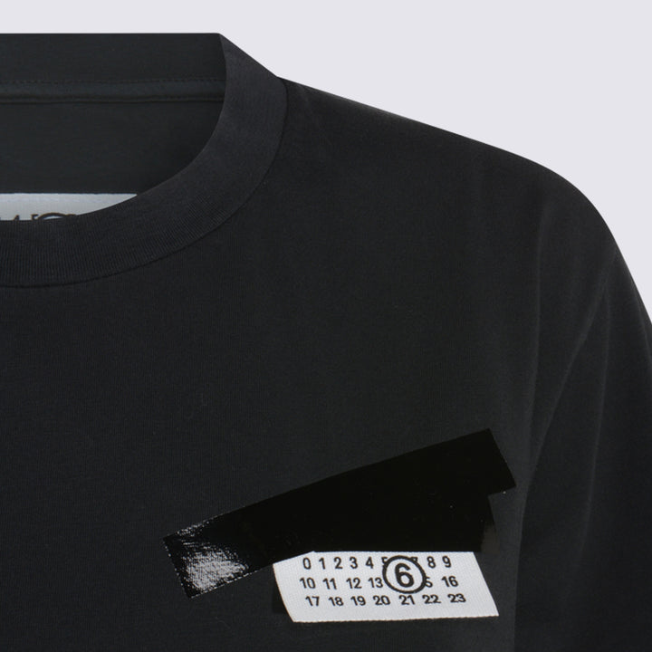 Mm6 Maison Margiela T-shirts and Polos - Blacks and greys | 607ada92b6aced89da05845439161576f52b2f7b