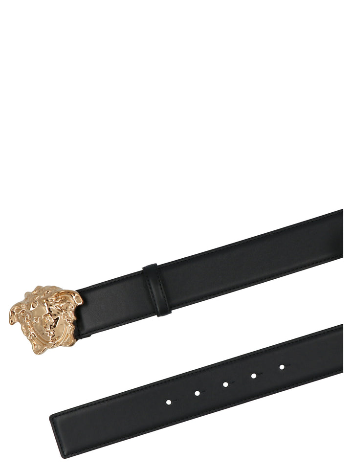 Versace Logo Buckle Belt Belts - Black | 1d82f5d7c4b18ed16d09f2831ffbeededc511f7c