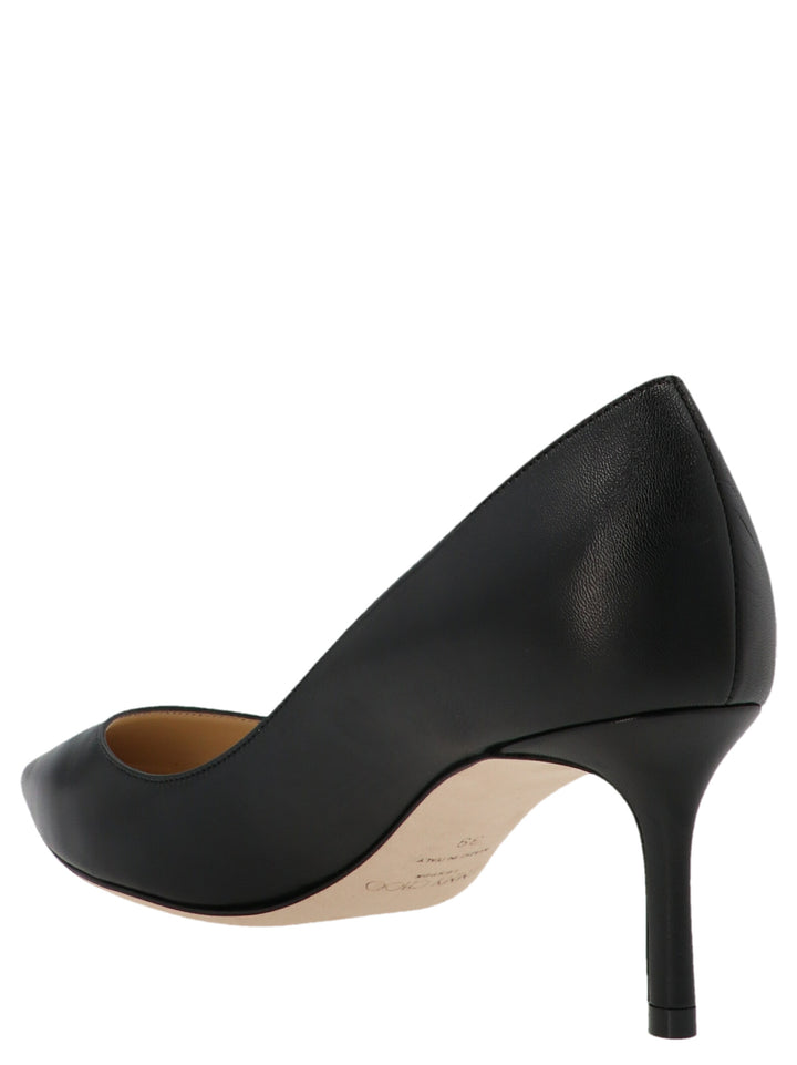 Jimmy Choo Romy Pumps - Black | 35cb147f9a0e3524dae7eb504f0578c347b4f47e