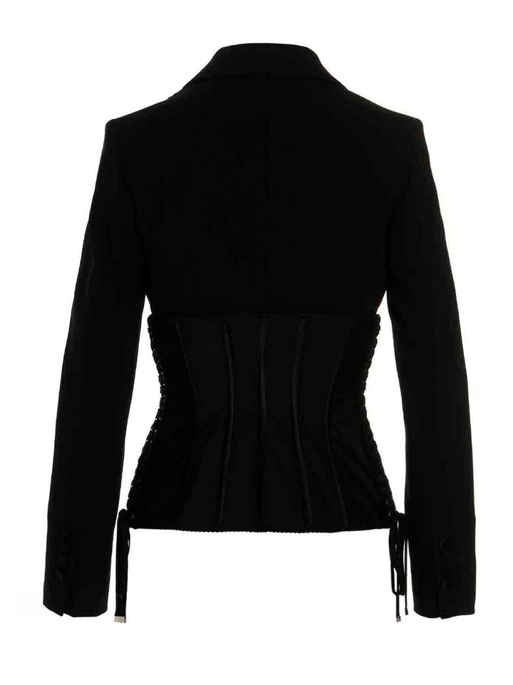 Dolce & Gabbana Corset Blazer BlazerS - Black | 19192cd26374e966bef5c9e60216e0cbfb144ca2