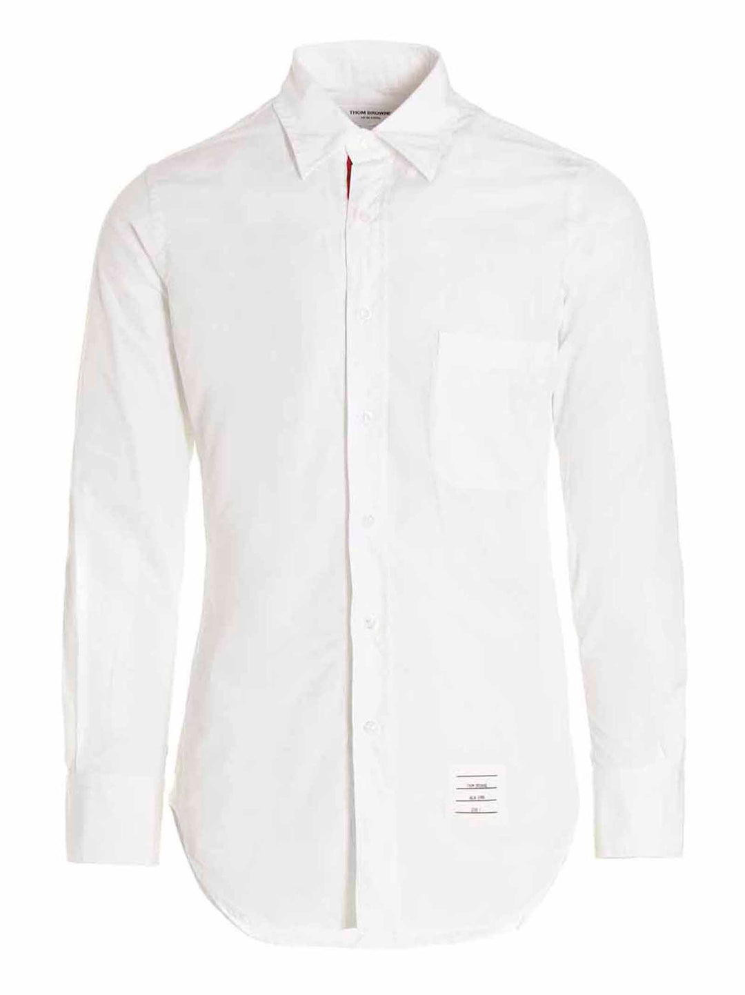 Thom Browne Solid Poplin Shirt Shirt and Blouse - White | 51fe14b80d938fa071b4b10e20b0f9b69e8c609b