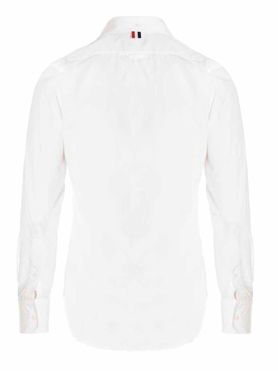 Thom Browne Solid Poplin Shirt Shirt and Blouse - White | 498be96123dd03d7af2c368c90b7b259e4d13abb