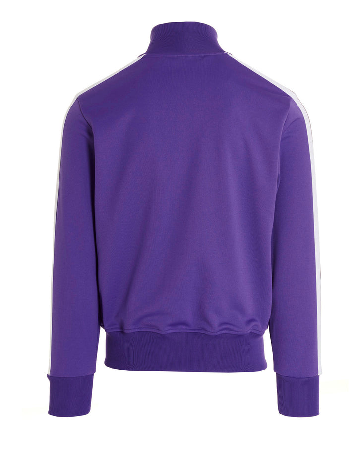 Palm Angels Track Logo Sweatshirt - Purple | cfb9be82d1d82e618100265ccb6747e9d3ca9002