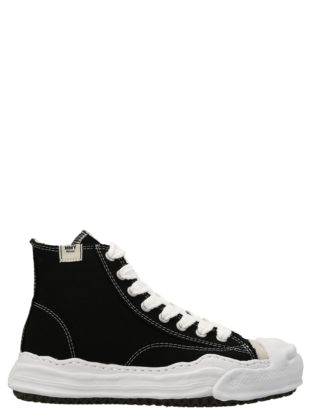 Maison Mihara Yasuhiro Hank High Sneakers - Black | 31a9773ace2ba4a08324cf2d49745385ffd0ead9