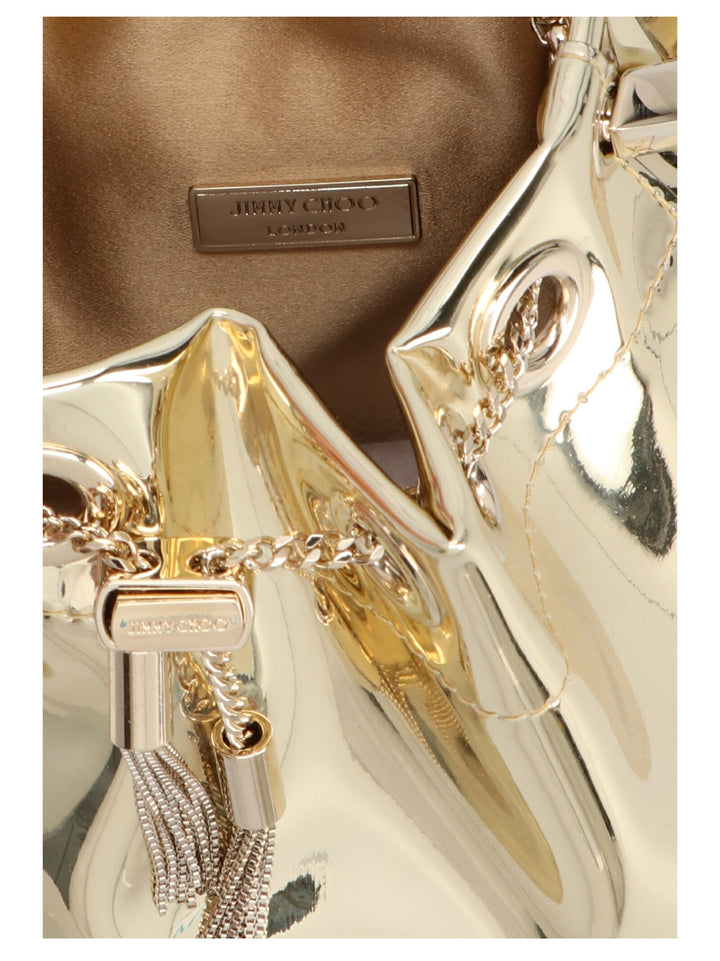 Jimmy Choo Bon Bon Hand Bags - Gold | 14895dd8e7386668941d53f2cd7b264523c5660e