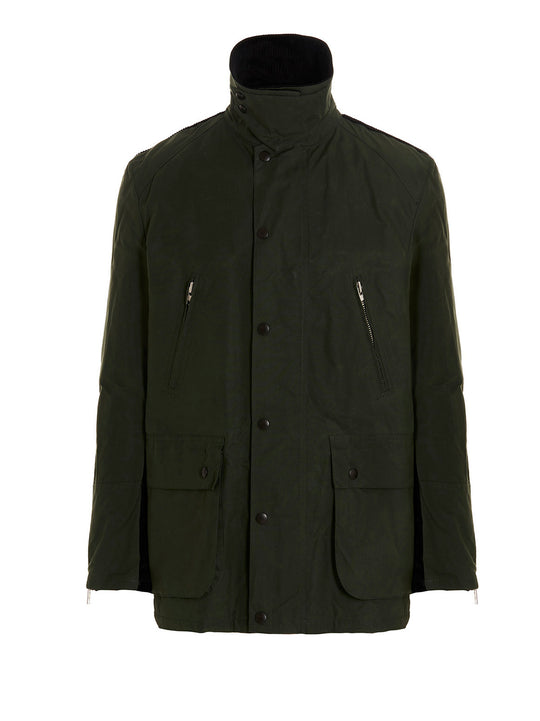 Middle Barbour Puffer Jackets Green