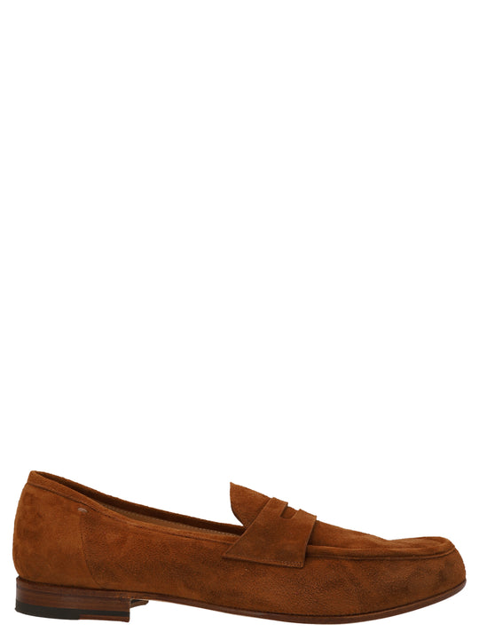 Velvet Loafers Brown