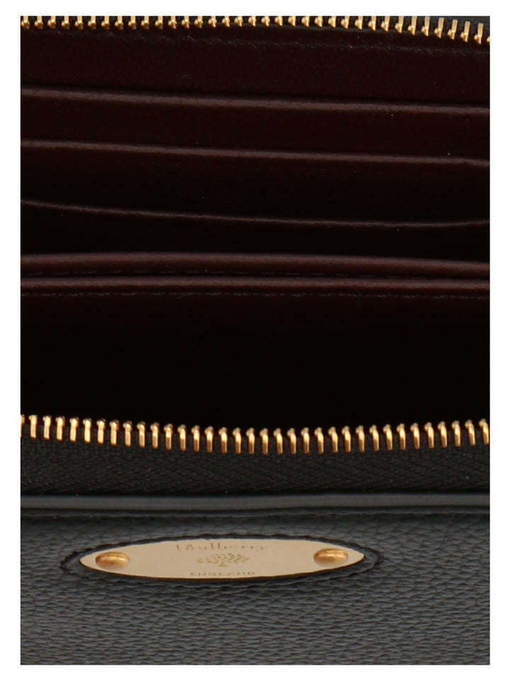 Mulberry Logo Plaque Wallet Wallets and Card Holders - Black | 1755854495e50c21231ade6e8cac9de10e118e2c