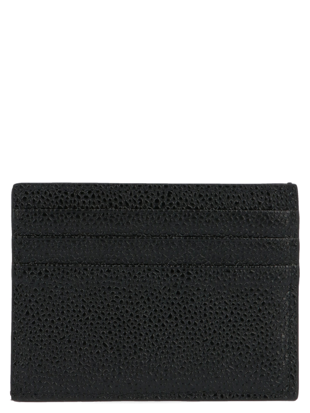 Thom Browne Logo Card Holder Wallets and Card Holders - Black | 9800b550724b369562f6e199eb89413545c18b65