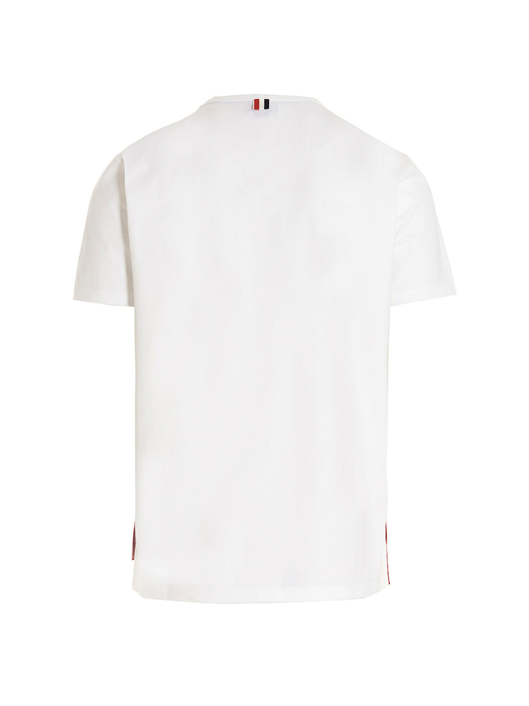 Thom Browne Logo Band Jersey T-shirt - White | bab23854eba1bf5f271f96a8d075663bd4f7b193