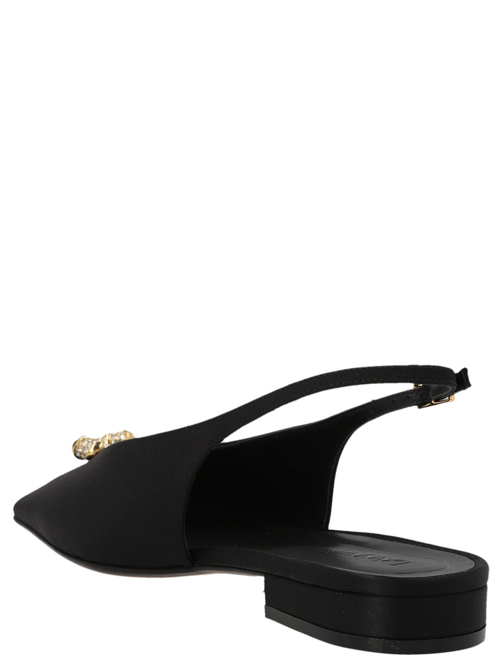 Lanvin Swing Back Flat shoes - Black | 65b5a6763b6083043b7dd290b0f2537f4f018316