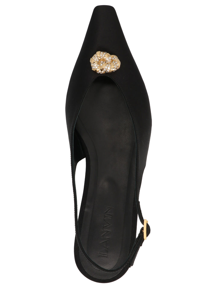 Lanvin Swing Back Flat shoes - Black | 5a86988b7f63ef7fcff6c4931107afd60c5174e6