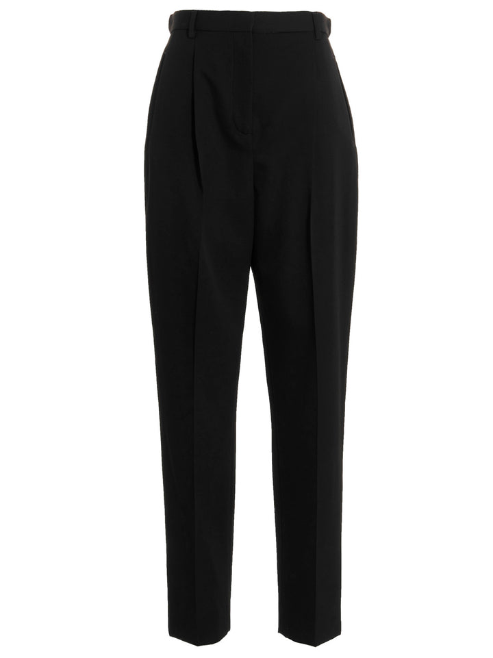 Tory Burch Wool Twill Pants - Black | f44ed5e2171507ff311dee85ea5543488e9dee58