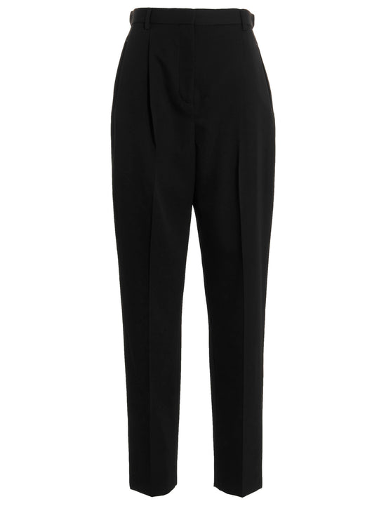 Wool Twill Pants Black