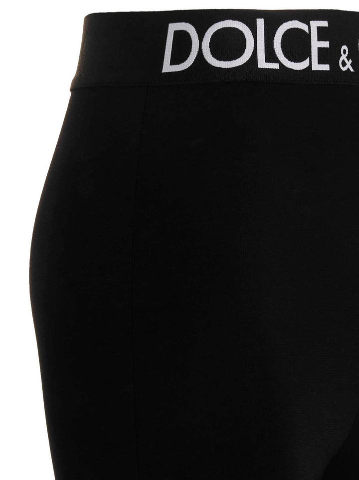 Dolce & Gabbana Logo Leggings - Black | 5c86d9ad0f87d3b816dd38ee6fb381f5c5a9b95e
