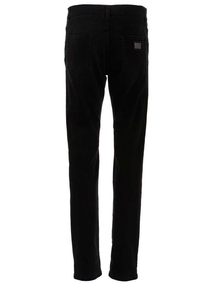 Dolce & Gabbana Dg Essential Jeans - Black | 7fc0caf17fdcf35fac3893324b3443d2710d1a38