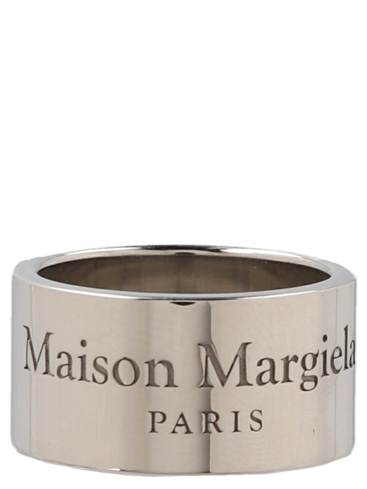 Maison Margiela Logo Ring Jewelry - Silver | d213f8d29522a72adff46b84e2ecc73144a82483