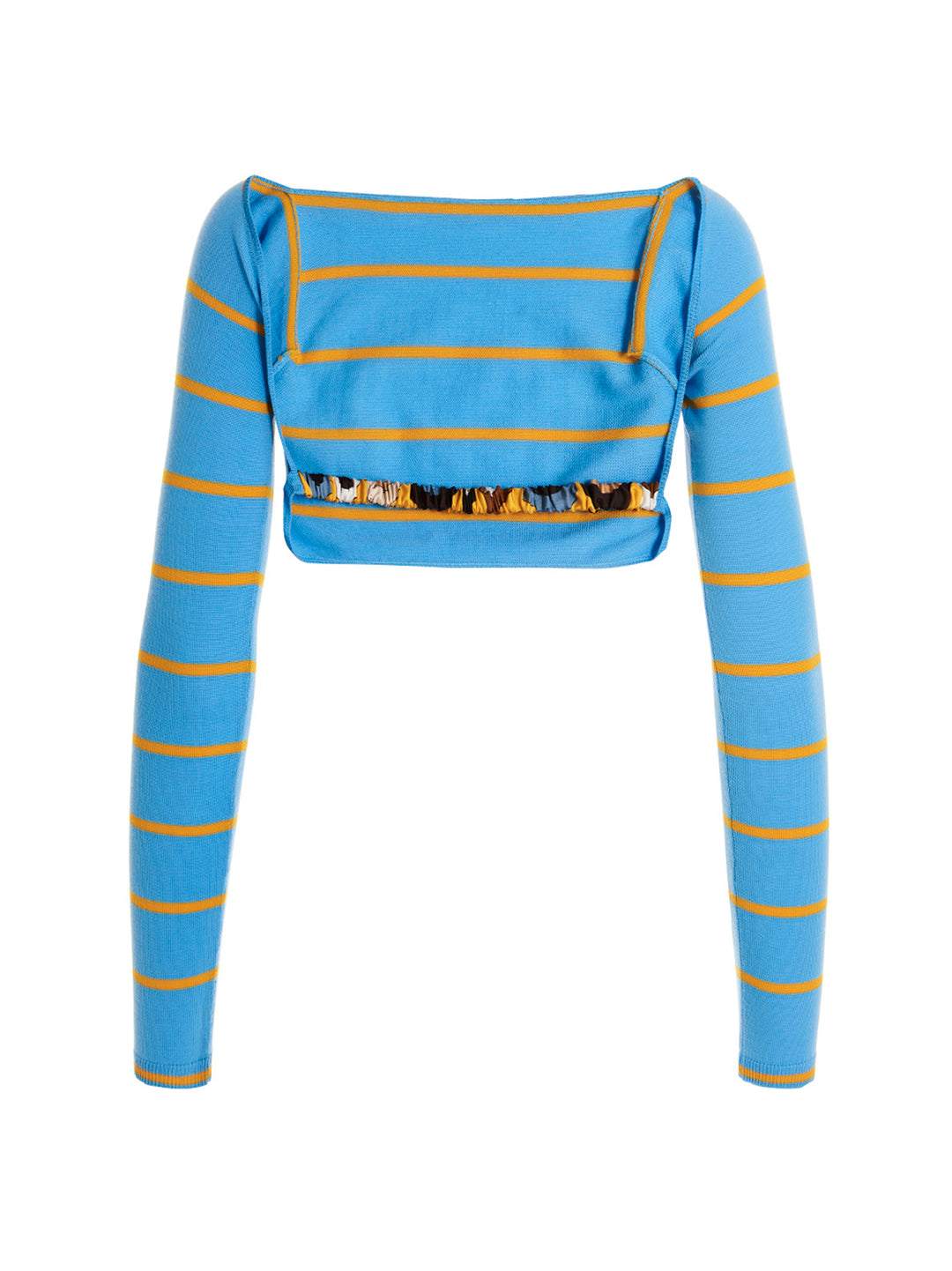 Emilio Pucci Cut-Out Cropped Sweater Sweaters and Cardigans - Light Blue | 1ee943b5a5152692c1789ec15a18167b9a3e6a1d