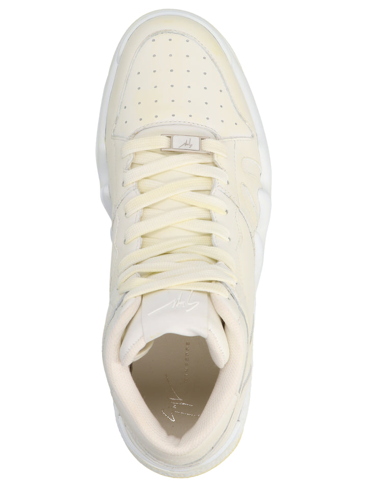 Giuseppe Zanotti Taloon Mid Sneakers - White | 560c809ebdd6b1319f9ca77afdd4098600b62a76