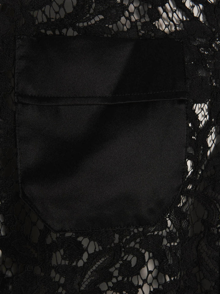 Dolce & Gabbana Cord Lace One-Length Bodysuit Jewelry - Black | c214f805c6ef4b9a6c8235bbd179f39a1761bbf6