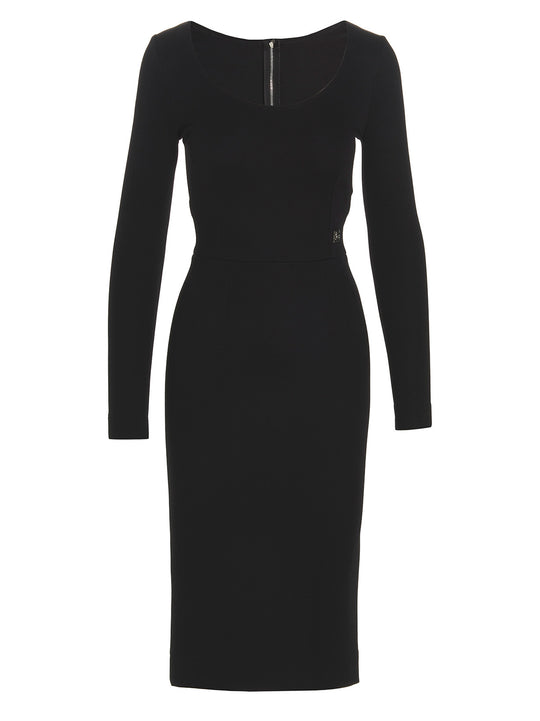 Logo Dress Dresses Black