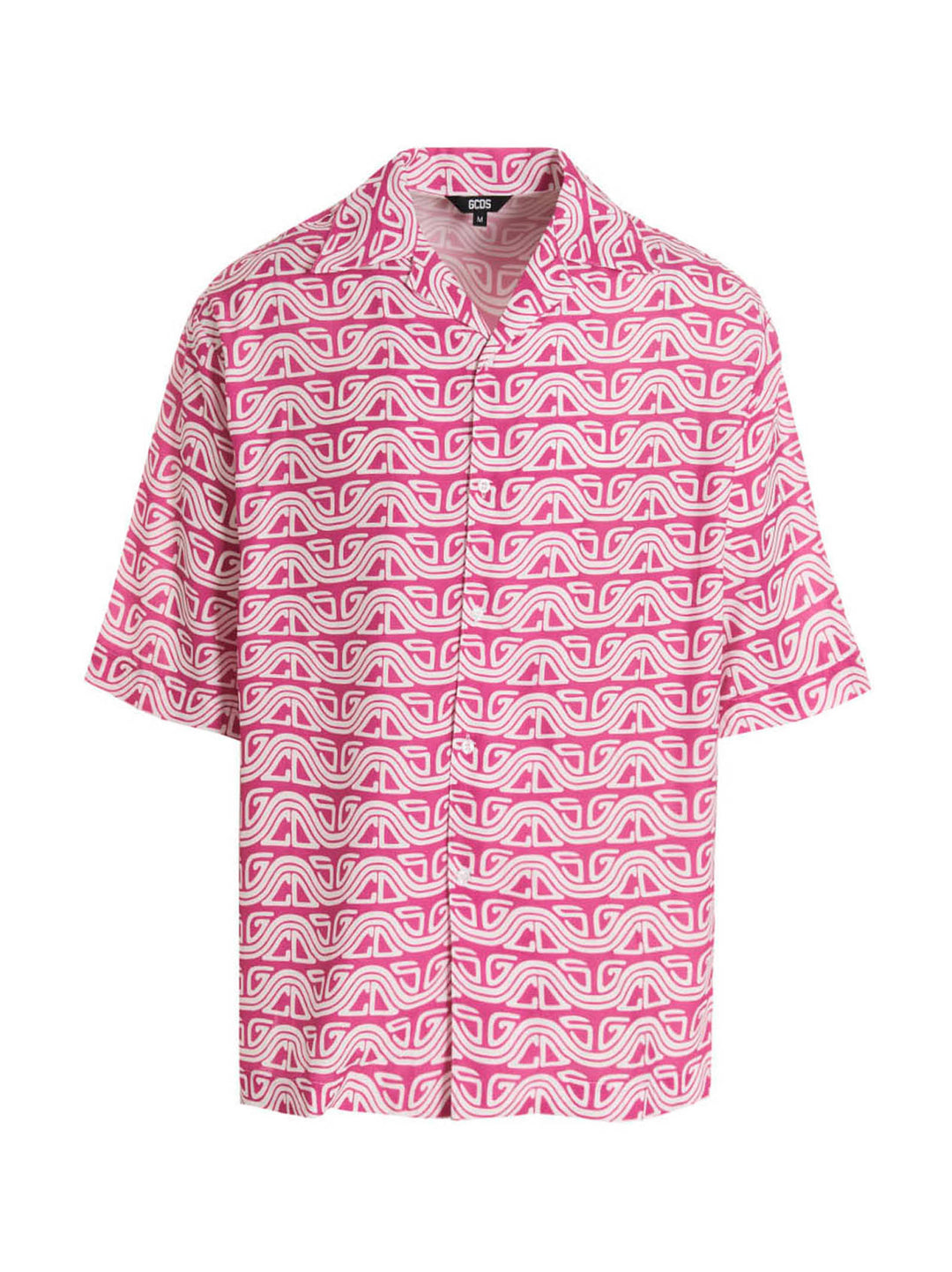Gcds Waved Logo Shirt and Blouse - Fuchsia | 9a55832aaeab7323785f9c24aad8cb2a768d1a15
