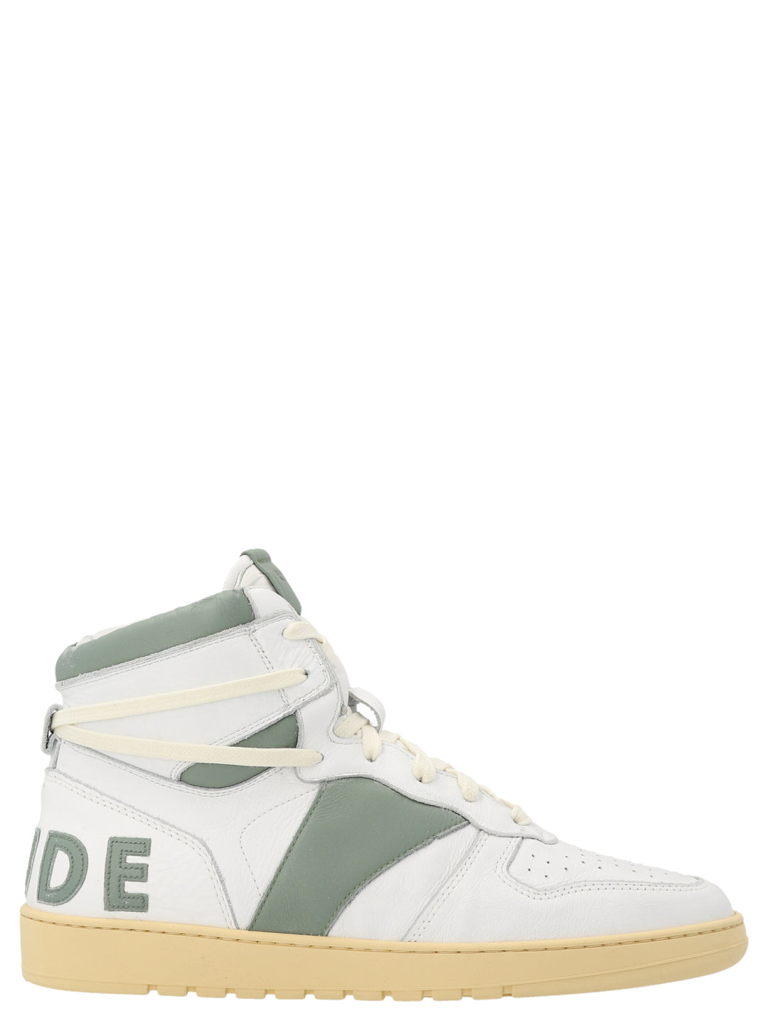Rhude Rhecess Hi Sneakers - Green | 8b82220e9752a608b85b62fd6ca6faabcb293e6c