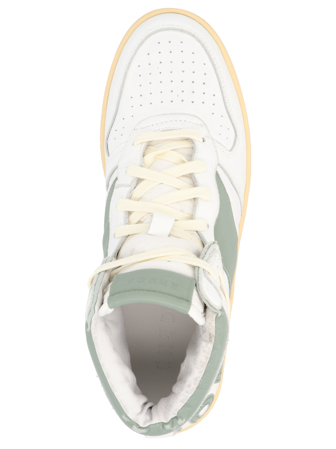 Rhude Rhecess Hi Sneakers - Green | cdb193badc4c973fc692114cfc2c34b0d2090a4c