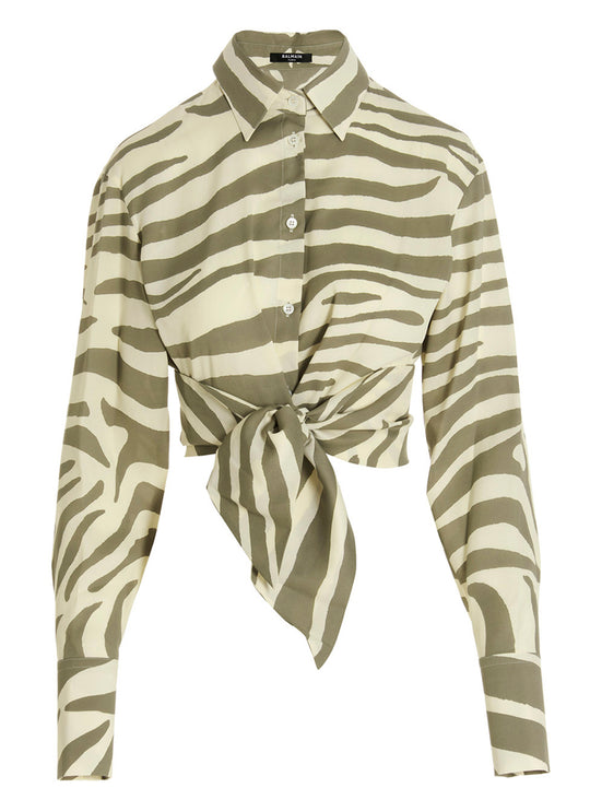 Zebra Shirt Shirt And Blouse Multicolor