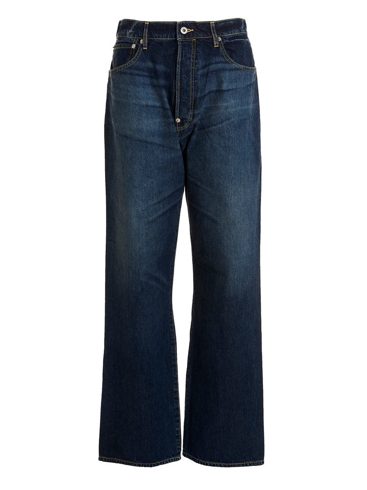 Kenzo Darkstone Suisen Relaxed Jeans - Blue | 2cd585040127ac4b03c71fb15f559335fcaa7b01