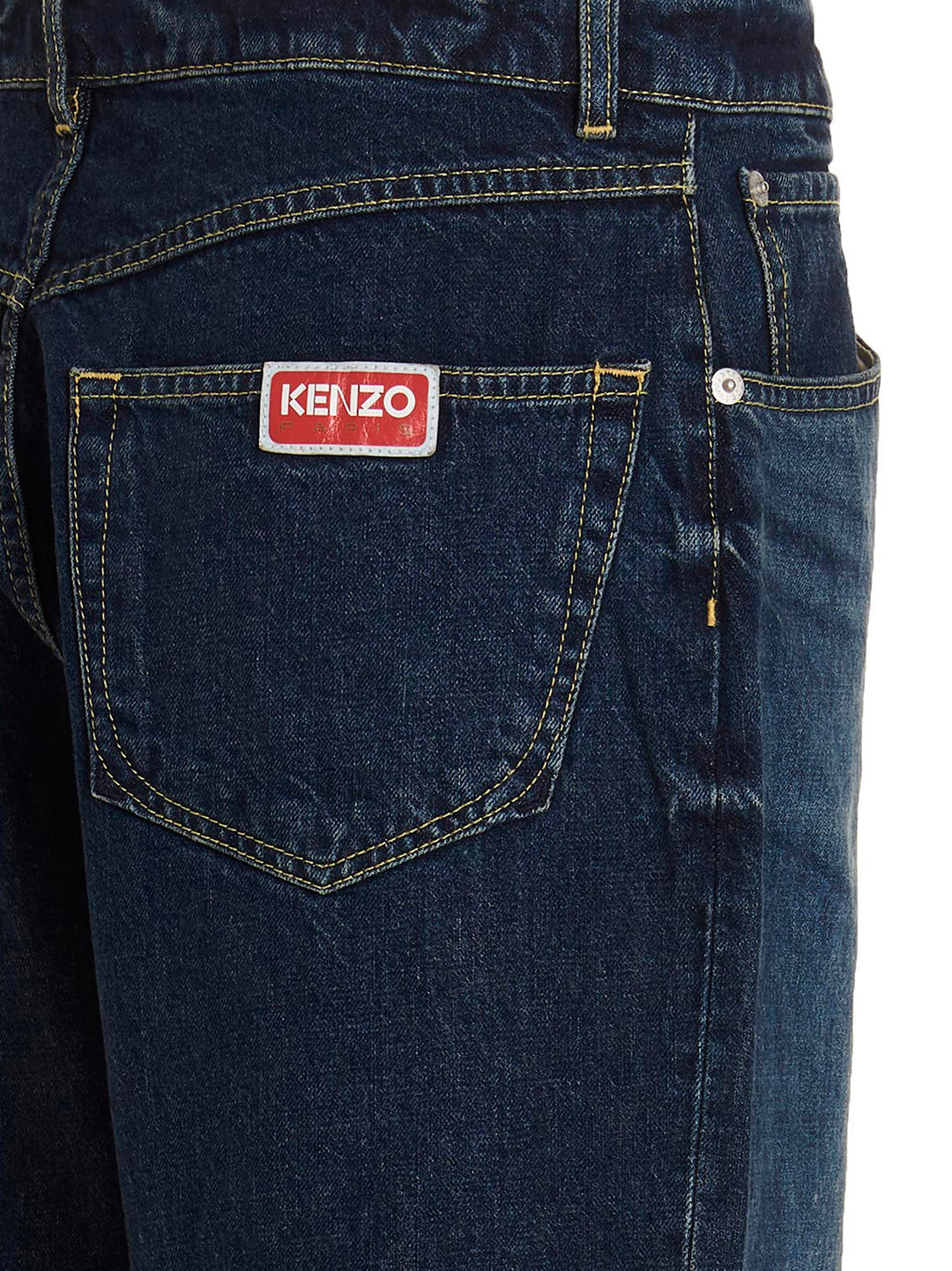 Kenzo Darkstone Suisen Relaxed Jeans - Blue | 286ea47a0c3af24b4120456340b9a52520719e9b