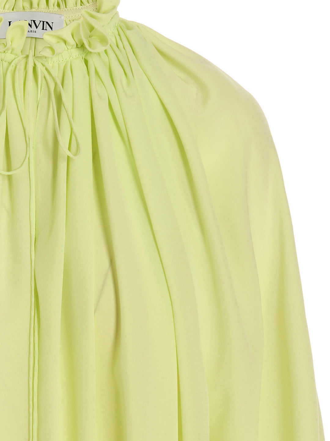 Lanvin Silk Bloshirt Shirt and Blouse - Yellow | 807cf3894b84f18cc9bfd67c996fcc134566374a