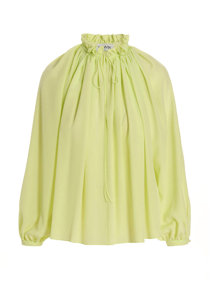 Lanvin Silk Bloshirt Shirt and Blouse - Yellow | 3094e7615f75fdbf4214aed403b6589867f99156