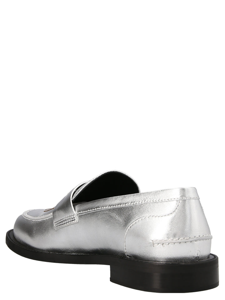 J.W. Anderson Logo Loafers - Silver | c88dfaf965f0dfee2b43bd850fc585ab7d905fa4