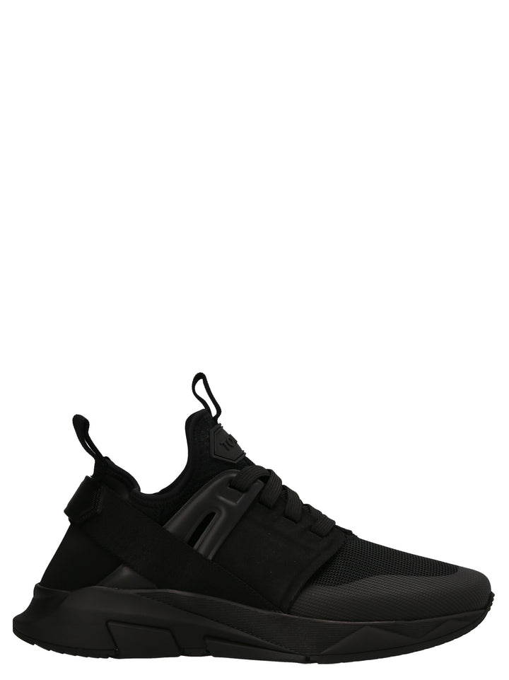 Tom Ford Logo Techno Sneakers - Black | 05dce7c4c07eb194f4d80e23a3f7f9e36146be26