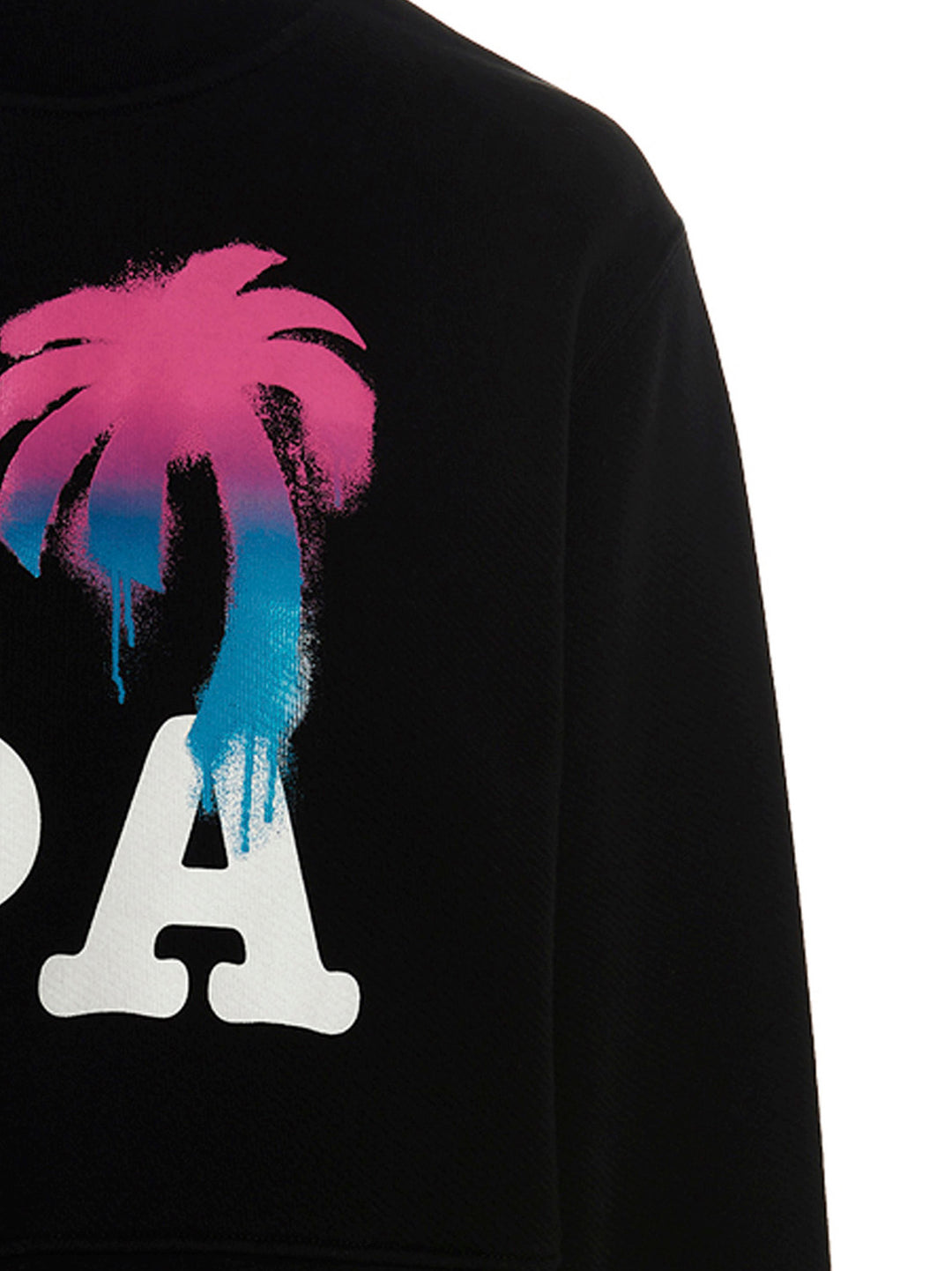 Palm Angels I Love Pa Sweatshirt - Black | e6ac0b8aa1ecd80aed60207c00cc7adb56a3f494