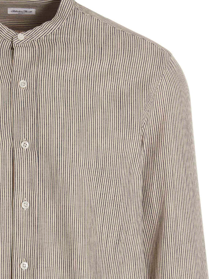Salvatore Piccolo Striped Shirt Shirt and Blouse - Multicolor | df32d5ad6c285e901c540aea74aad38df35805d0