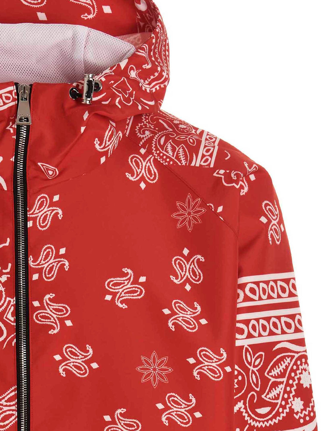 Khrisjoy Windbreaker Bandana Hood Puffer Jackets - Red | 7a410e8abc58c45edd90ca9ce2dd8f44f0f0566a