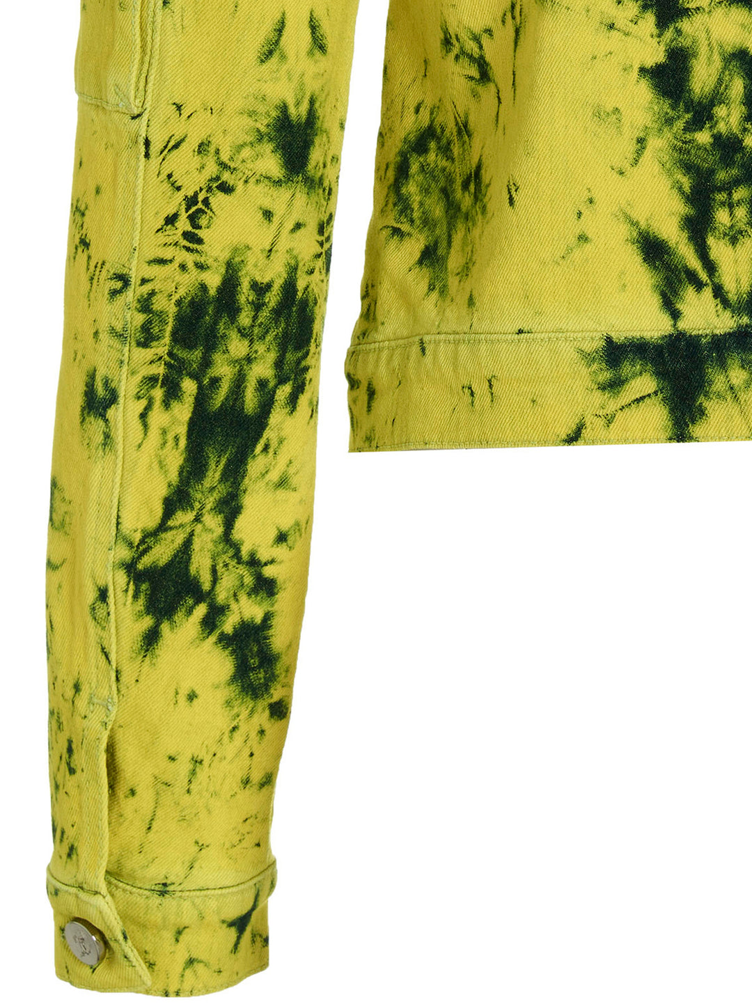 Ferrari Tie-Dye Denim Jacket Puffer Jackets - Yellow | fc063602634ca72a2c36e5cad1ec8398c39de7d3