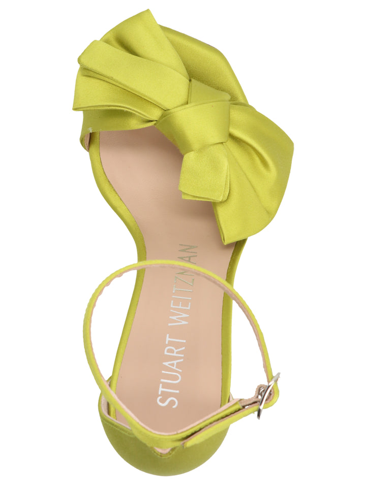 Stuart Weitzman Nude Loveknot Sandals - Yellow | 82411d953323b6b5c55c79347b71ee373233aec5