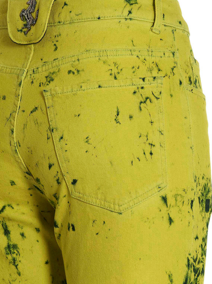 Ferrari Tie-Dye Jeans - Yellow | 19ea32021ba0ad6b2ceb96a788f90ec91b341adf
