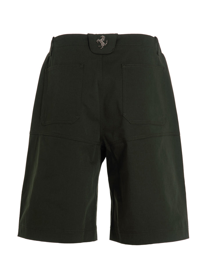 Ferrari Logo Bermuda Shorts Bermuda and Short - Green | 5e44789189d824c0bf5de75a6a365296f80a6d91