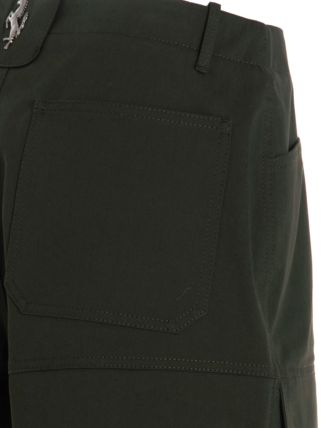Ferrari Logo Bermuda Shorts Bermuda and Short - Green | 6e0c6abb4dd37a503084f461e9300f794513f768
