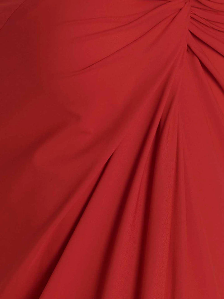 Atlein Gonna Lunga Nodo Skirts - Red | a768a40e0174a65451de658d865b97478f6bc9e7