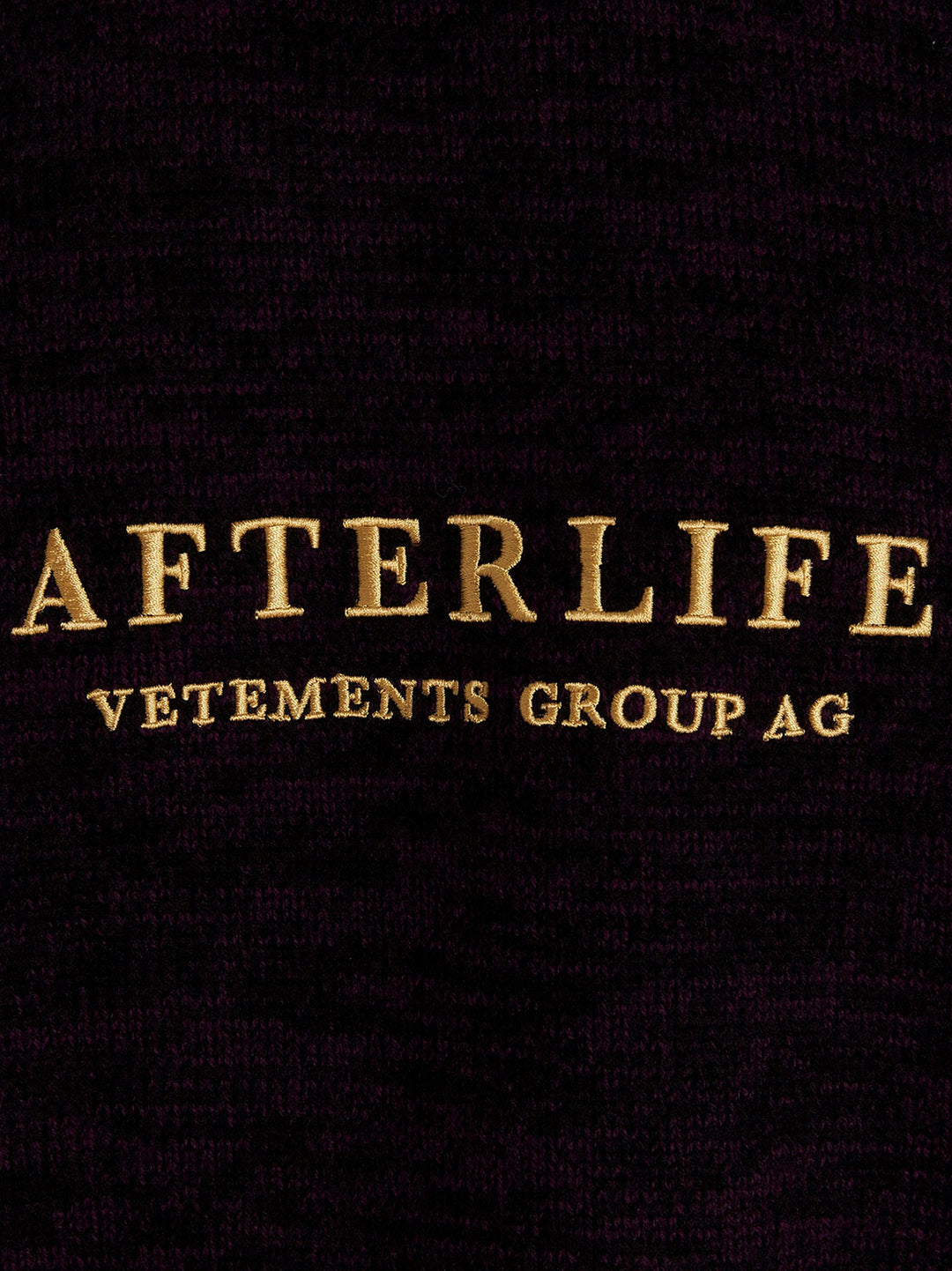 Vetements Afterlife Sweaters and Cardigans - Purple | 99a1f637198f8c1199fccc4a276651f4a1b79d97